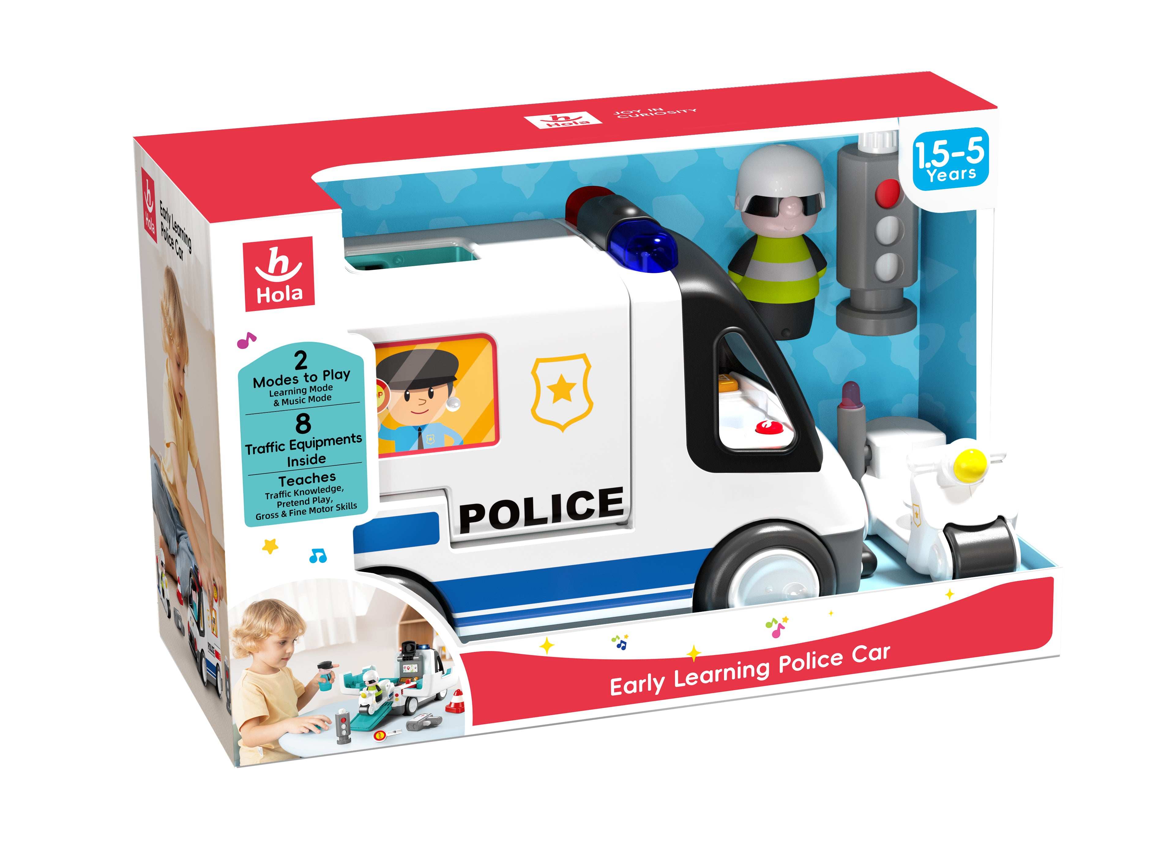 Hola Early Learning Police Car for kids in Kuwait
